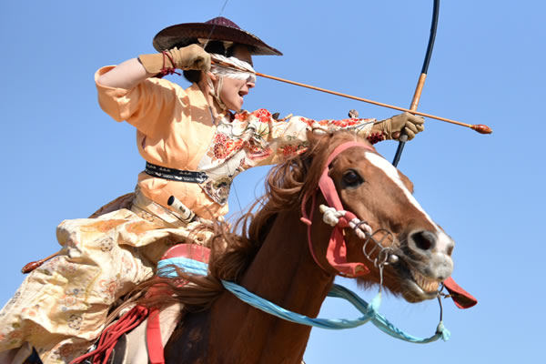 流鏑馬祭のようす