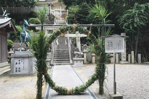 夏越しの大祓のようす